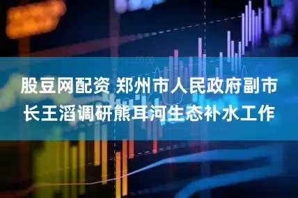 股豆网配资 郑州市人民政府副市长王滔调研熊耳河生态补水工作