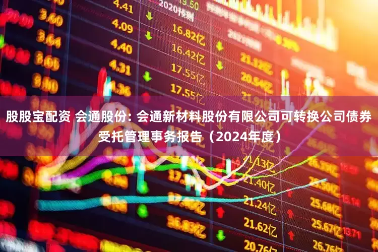 股股宝配资 会通股份: 会通新材料股份有限公司可转换公司债券受托管理事务报告（2024年度）